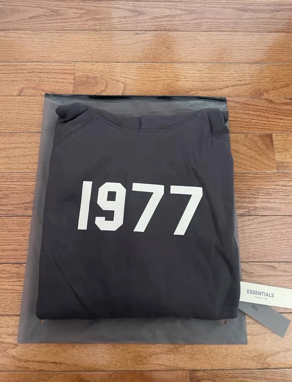 Felpa con cappuccio in ferro Fear Of God Essentials 1977 taglia S