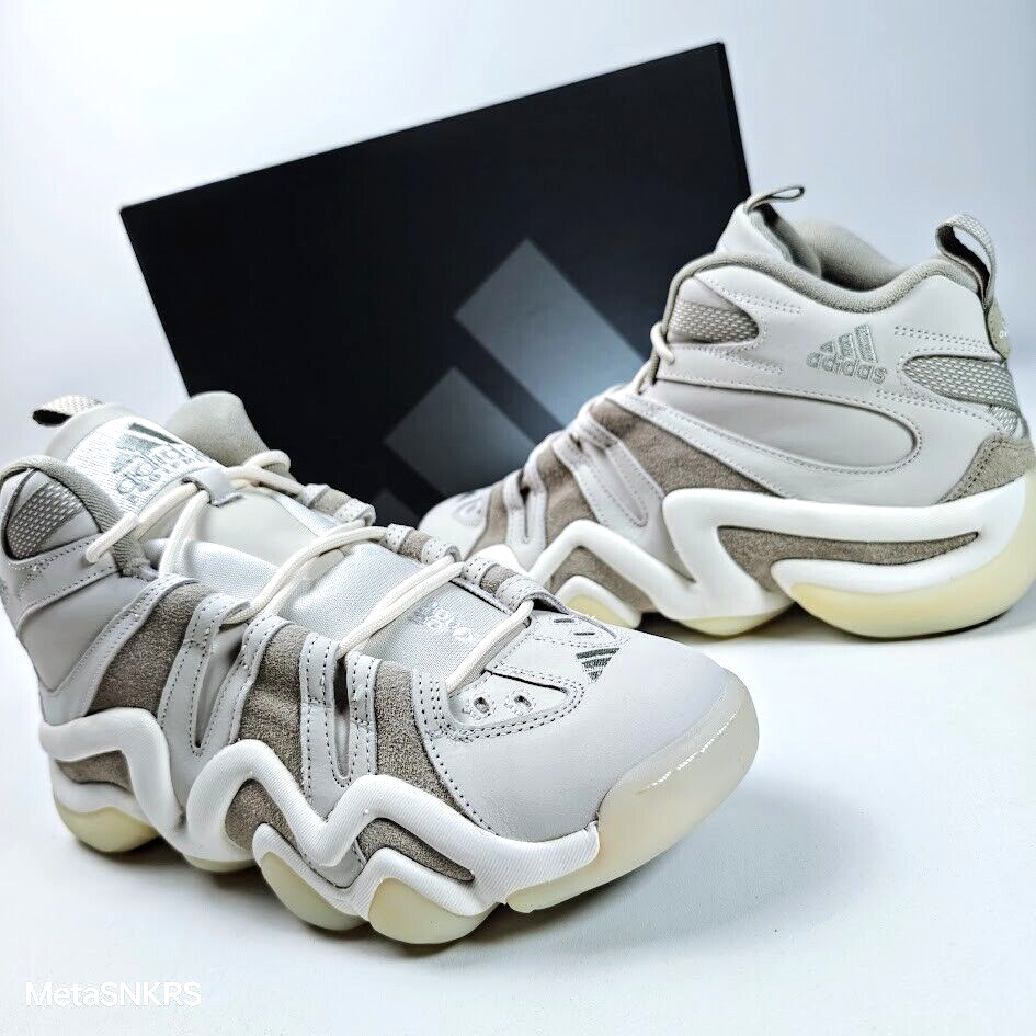 Adidas Crazy 8 US 9.5 Mens Off White Sesame Rare Lifestyle Kobe