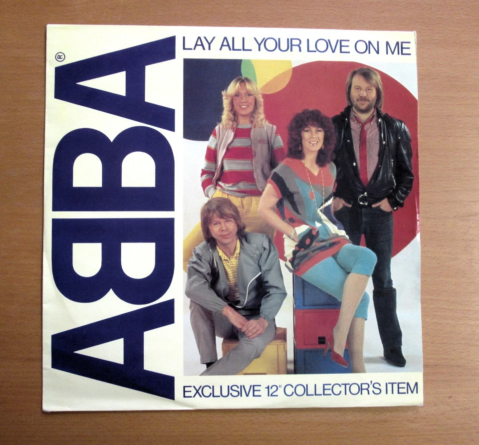ABBA Lay All Your Love On Me / On And On And On 12" Vinyl EPIC EPC 1 13-1456 - Image 4 of 4