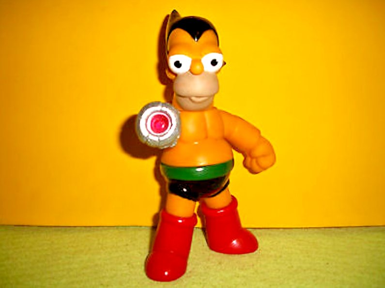 LOT 3 FIGURES ALIEN GHOST RIDER ASTRO BOY THE SIMPSONS PARODY ACTION FIGURE eBay