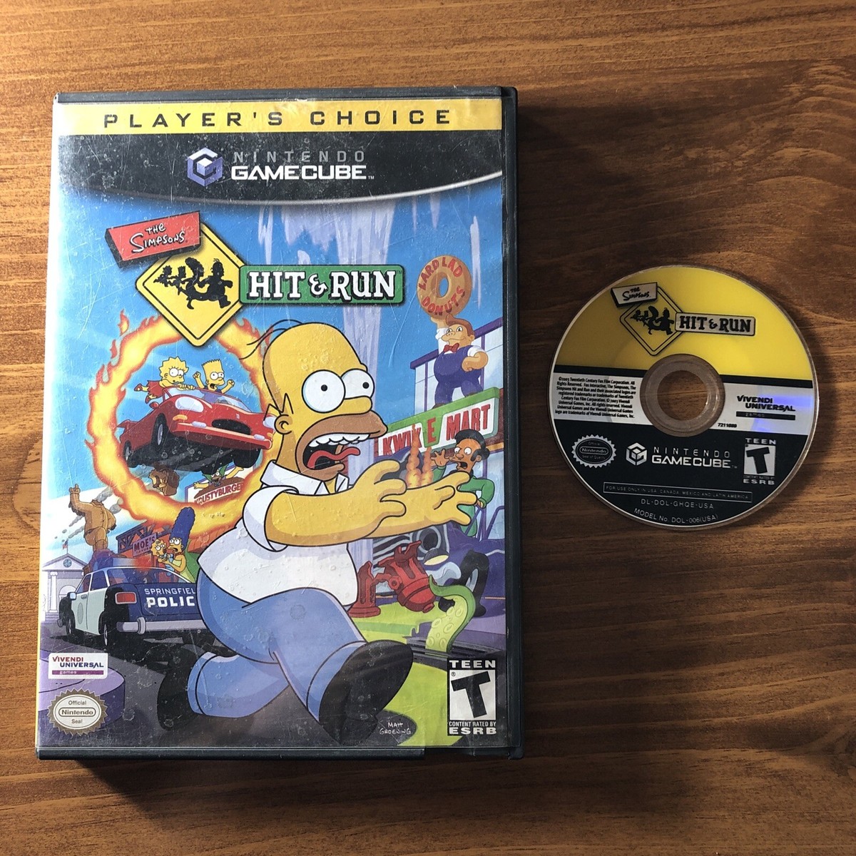 The Simpsons: Hit & Run (GameCube 2003) No Manual | eBay