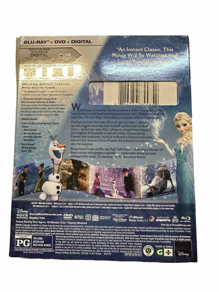 Disney Frozen Collector's Edition Blu-ray & DVD COLLECTOR'S EDITION | eBay