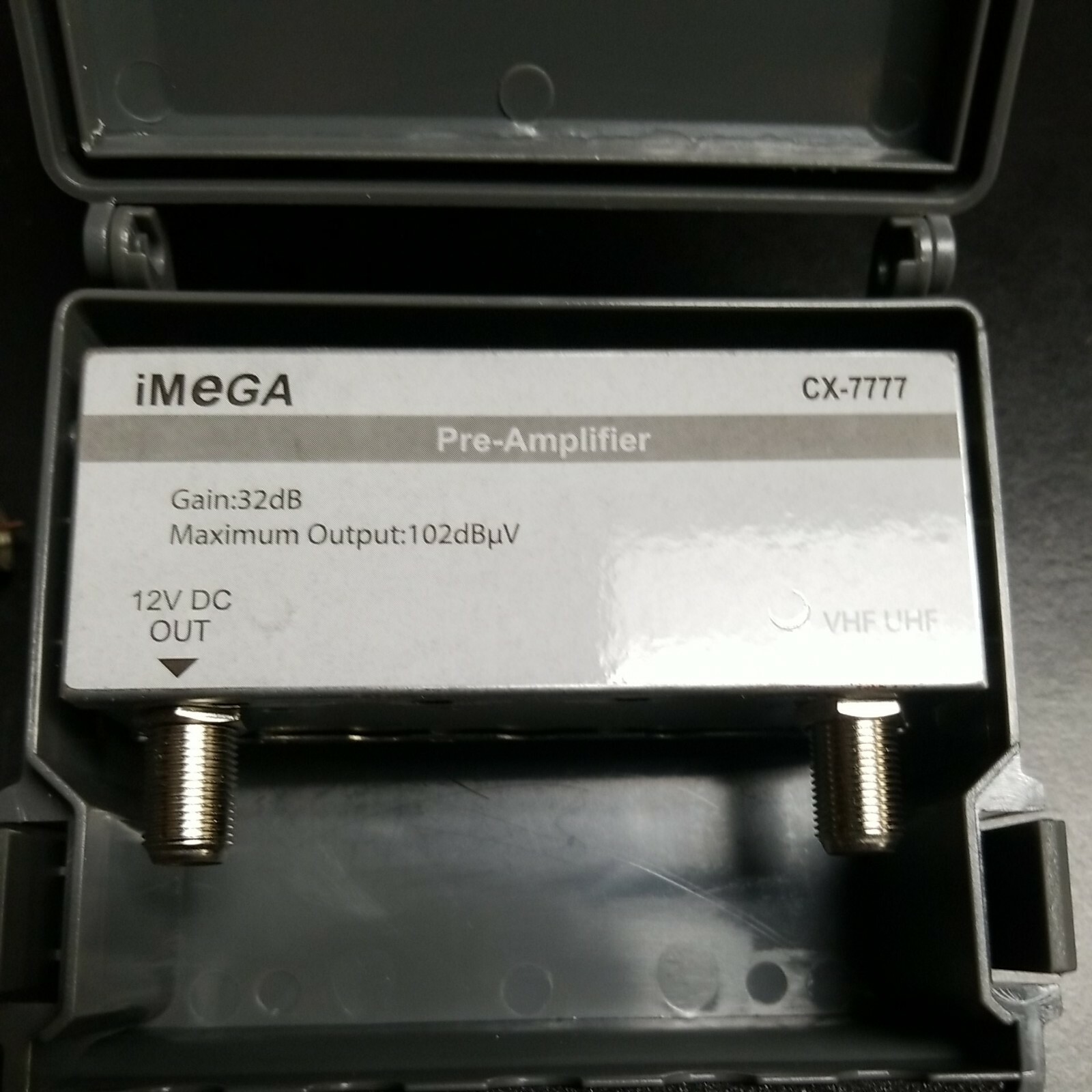 Imega Display IMEGA CX-7777 Masthead UHF/VHF Pre-Amplifier | eBay