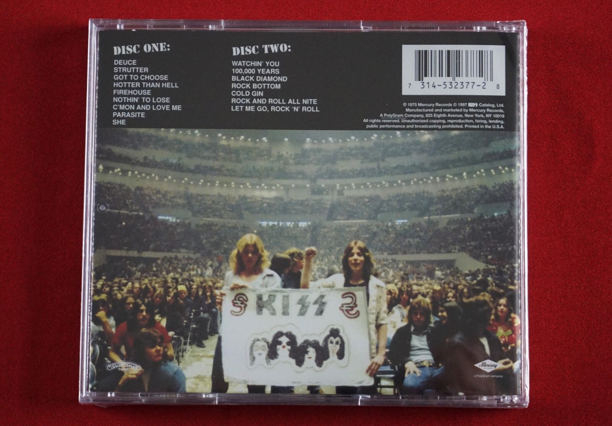 KISS Alive (remastered) 2 Disc CD Strutter Hotter Than Hell