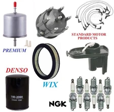 Tune Up Kit Filters Cap Wire Spark Plugs For FORD MUSTANG V6 3.8L 1984