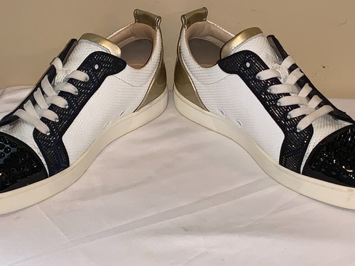 CHRISTIAN LOUBOUTIN LOUIS JUNIOR SPIKES ORLATO FLAT MENS SIZE 43 OR US 10 - Picture 7 of 18