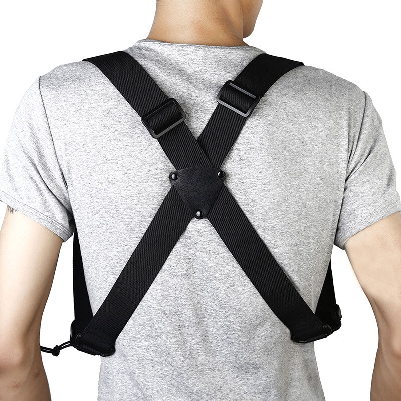 Tactical Belt Men's Suspenders X-Back Combat Adjustable Duty Belt