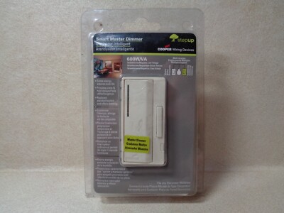 Cooper Wiring 600W/VA Smart Master Dimmer with Preset - Ivory