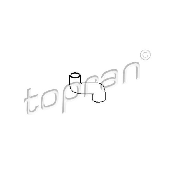 Topran KüHlerschlauch KüHlleitung FüR Opel Vectra A Calibra 205 721-image