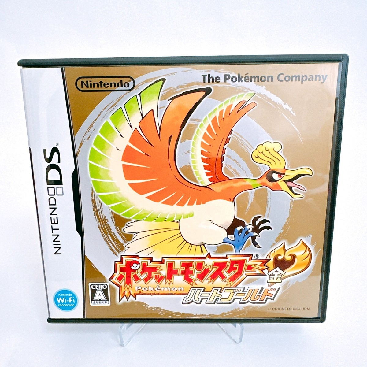 Nintendo DS Pokemon Heart Gold Japanese Ver. w/Manual Case Game