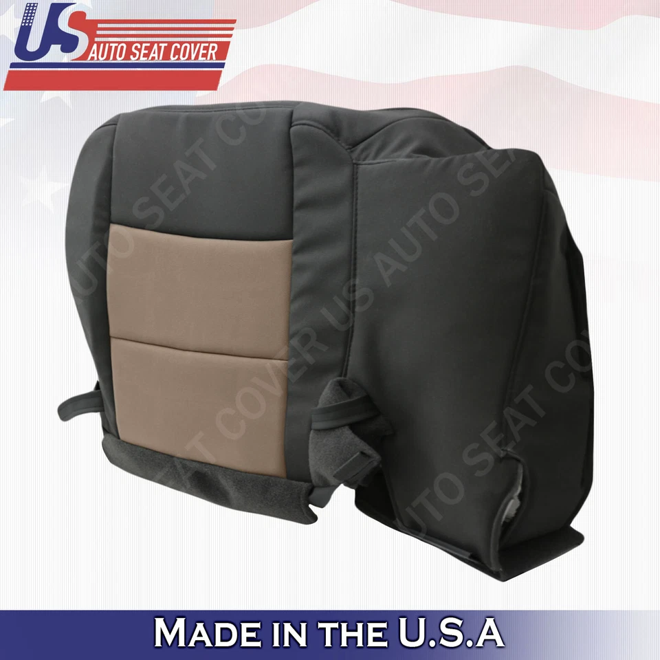 Cubierta de tela de banco inferior para conductor Ford Ranger 2003 a 2011 2 tonos bronceado/negro Foto 3 de 4