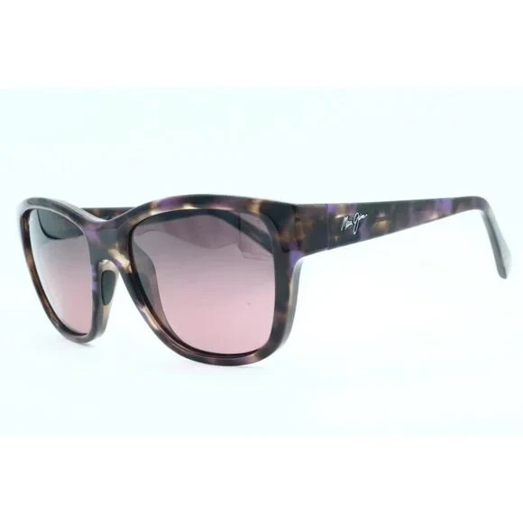 New Maui Jim Hanapaa Purple Tortoise Polarized Maui Rose Lens Sunglass RS538-13D Maui Jim Hanapaa RS538-13D Sunglasses – GlassesNow main image 2