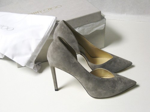 Dark Grey Suede Pumps 38.5 | eBay