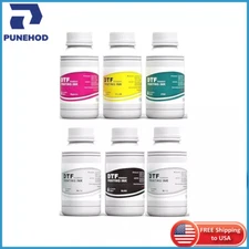 Punehod 6*250ML CWYK-WW DTF Ink Direct to Transfer Ink DTF Printer Consumables