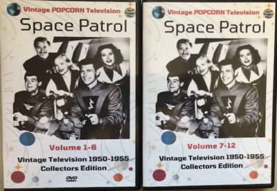 Space Patrol 68 TV Shows on 12 DVD's  2 Sealed Cases + Bonus Space Patrol OTR CD