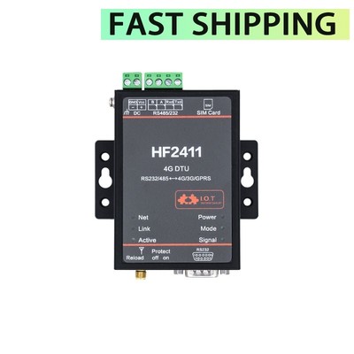 HF2411 IoT Communication DTU Module RS232/485 to 4G Data Transmission Unit