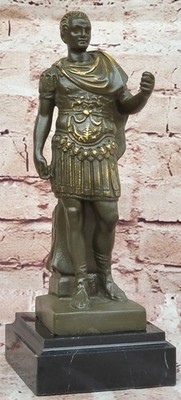 Heißguss Bronze Skulptur Statue Of Julius Caesar Von Aldo Vital Römische Dekor