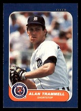 Alan Trammell 1986 Fleer Classic Miniatures #50 Tigers MLB READ FREE SHIPPING