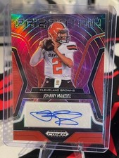 2025 Panini Prizm Black Prizmatrix Johnny Manziel Auto 77/99 Browns Football