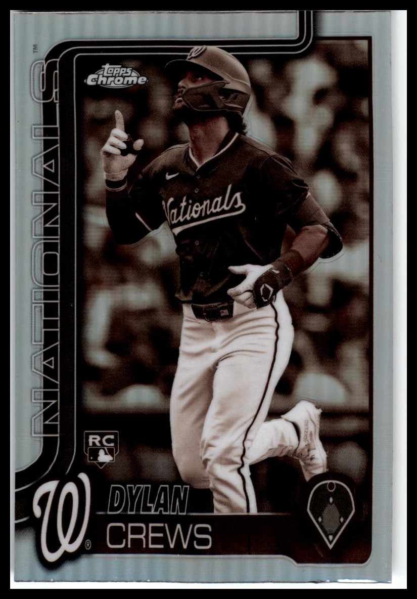 2025 Topps Chrome #146 Dylan Crews Sepia Refractors