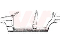 Seitenschweller Links FüR Opel Astra F CC 53_ 54_ 58_ 59_ T92 51_ 52_ 56_