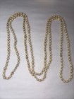 Vtg Kukui nut bean Necklace ~ Super long rope length, 41 1/2" long or 83" around — photo 1