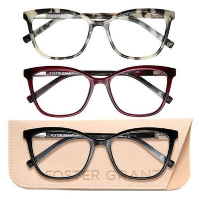 3-Pack Design Optics by Foster Grant - Reading Glasses - NWT
