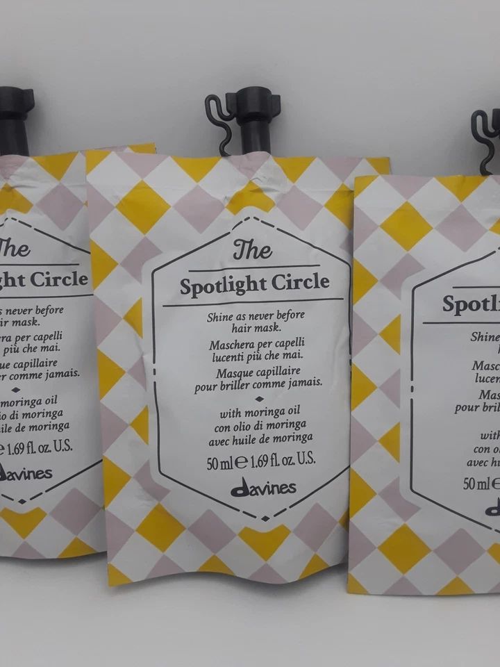 Lote de 3 Mascarillas Capilares Veganas Davines THE SPOTLIGHT CIRCLE 1.69 Fl OZ 50 ml Foto 2 de 4