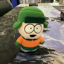 Vintage SOUTH Park KYLE 1998 plush STUFF weighted 6" doll BAG Tag COMEDY Central