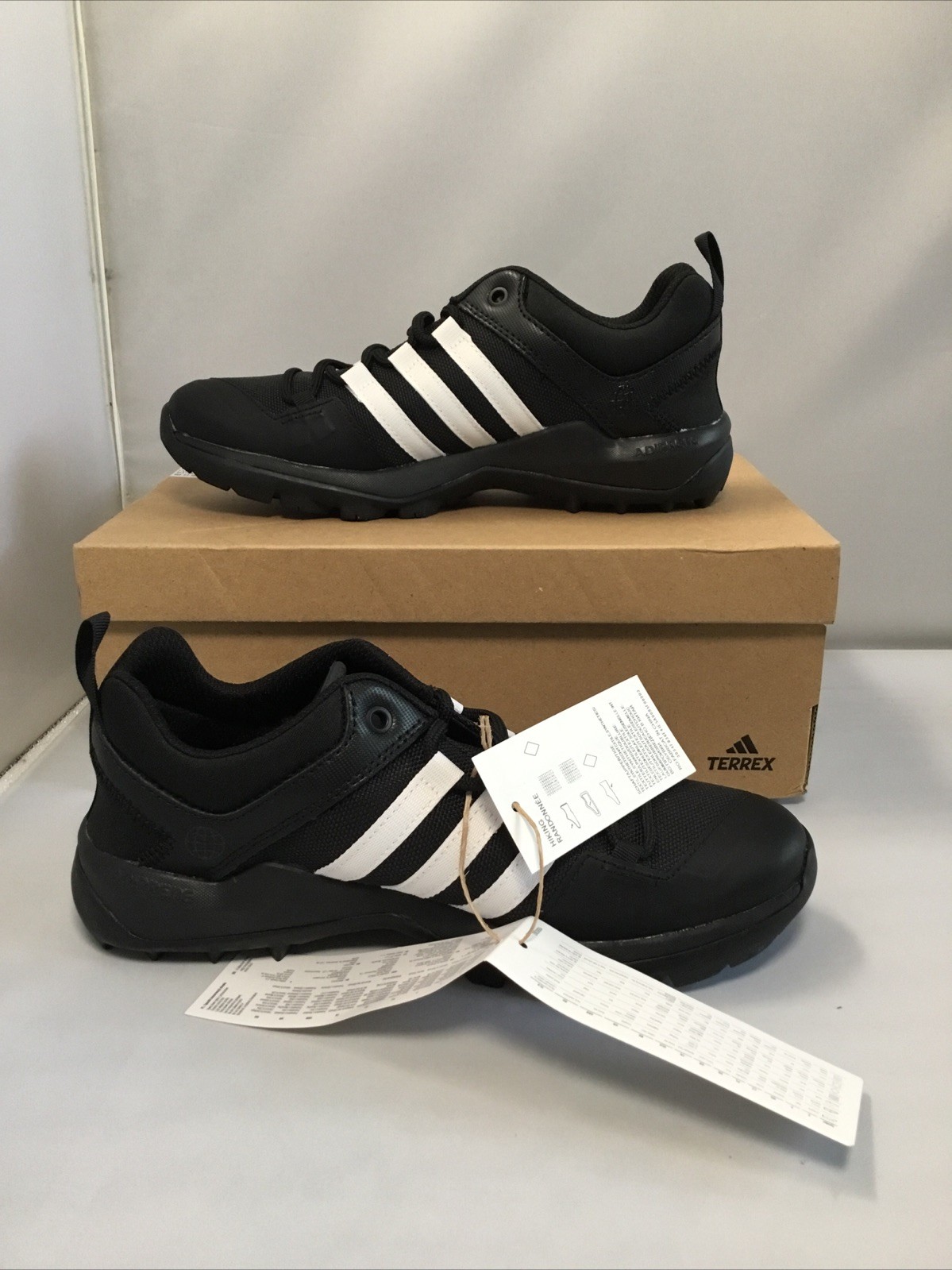 Adidas Terrex Daroga Plus HP8632 Trainers Women's UK 4 Black Canvas Hiking Shoes