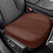 Leather Car Seat Covers Waterproof Front Cushions With Storage Pocket