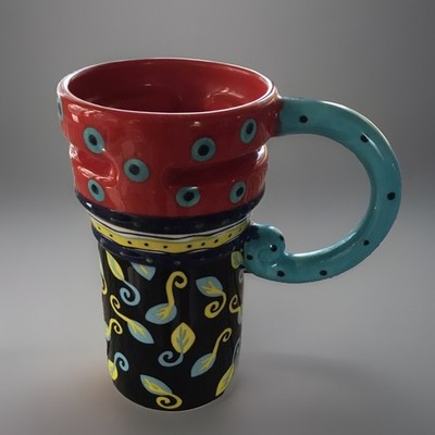 Giftcraft Travel Mug Joyce Shelton s Collection Vibrant Pop-Art Pattern