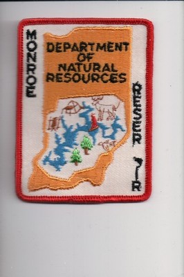 Department Of Natural Resources Monroe patch (Thread Break)