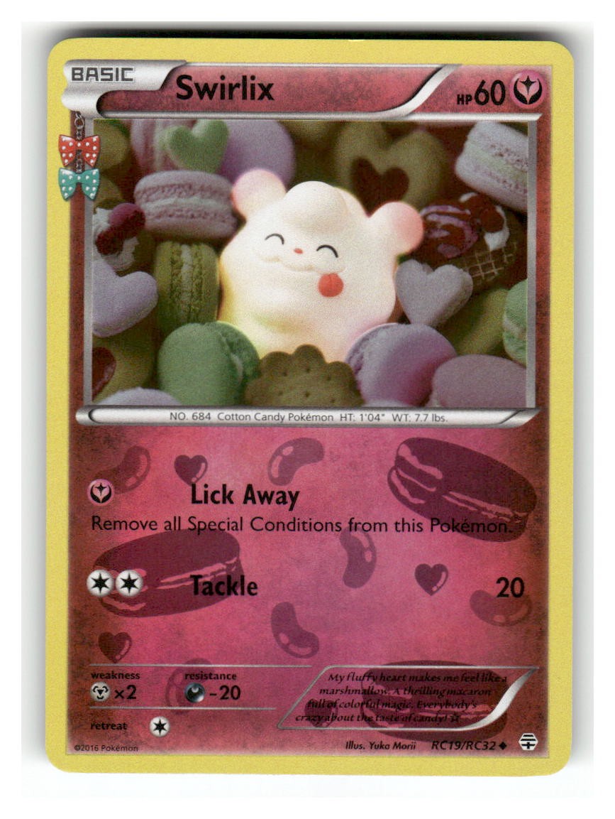 Swirlix RC19/RC32 Uncommon Generations Pokemon Near Mint