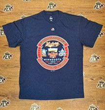 Majestic MLB Baseball All-Star Minnesota Game Graphic Navy T-shirt - Medium