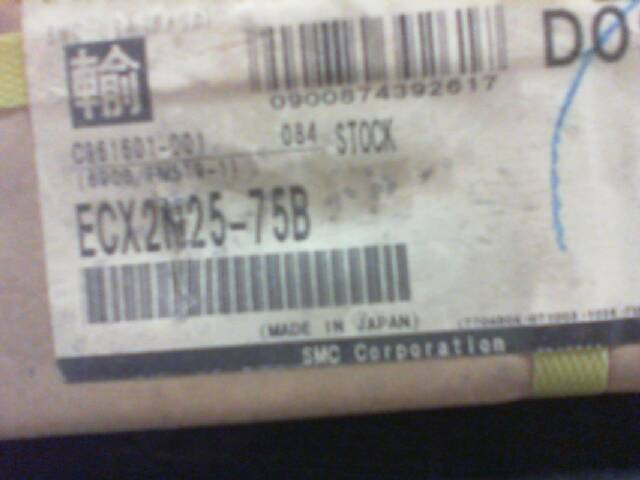 SMC ECX2N25-75B CYLINDER-New In Box img