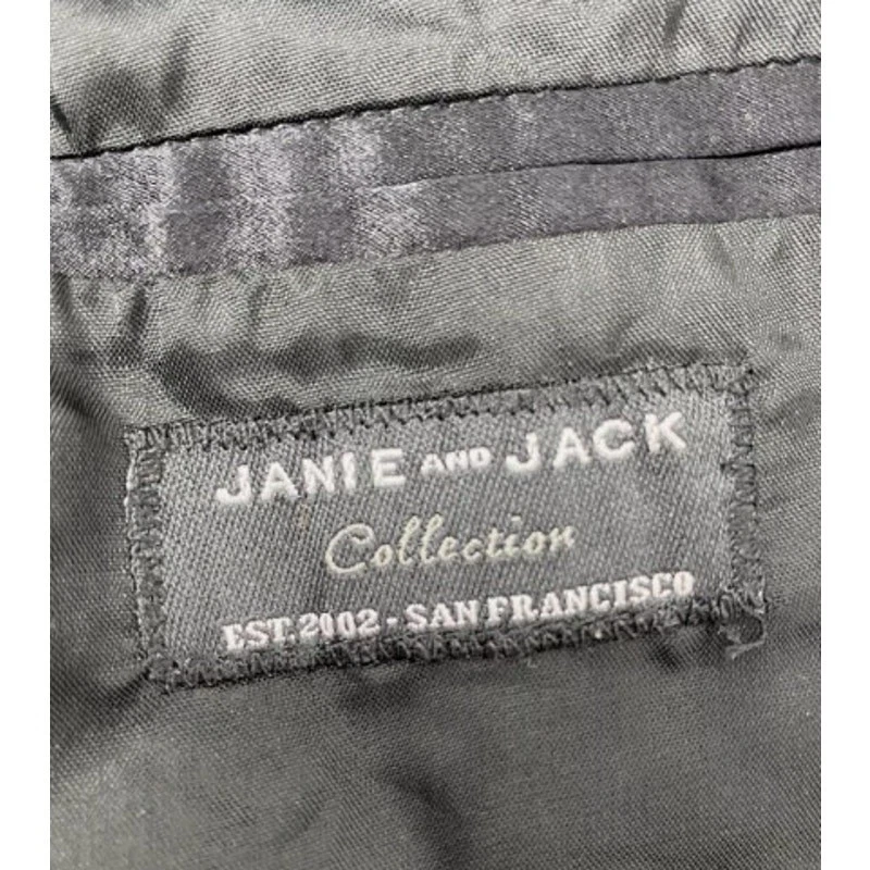 Colete Janie and Jack masculino tamanho 4 – 100% forrado de lã, estilo clássico - Imagem 3 de 4