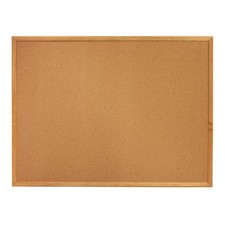Quartet QRT303 Cork Bulletin Board 24x36 Oak Frame