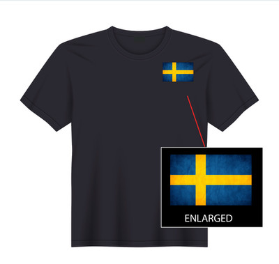 Sweden Swedish Flag  Stockholm, Gothenburg, and Malmö  T-Shirt NEW S, M, L, XL