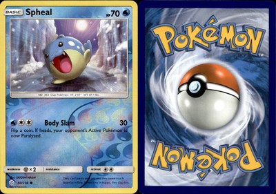 Sun & Moon - Cosmic Eclipse #50/236 Spheal Reverse Holo Near Mint 