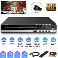 HDMI DVD Player for TV 1080P Region Free DVD Players for Smart TV Mini DVD USB