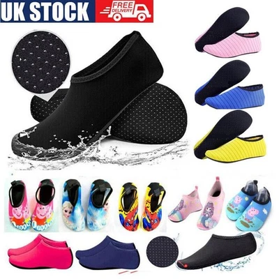 Womens Mens Kids Quick Dry Aqua Water Beach Surfing Swimming Wetsuit Socks Shoes