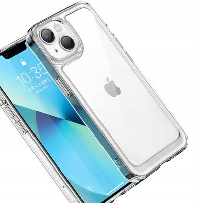 HURTEL HÜLLE FÜR IPHONE 15 PLUS MIT FLEXIBLEM RAHMEN TRANSPARENT VERSTÄRKT
