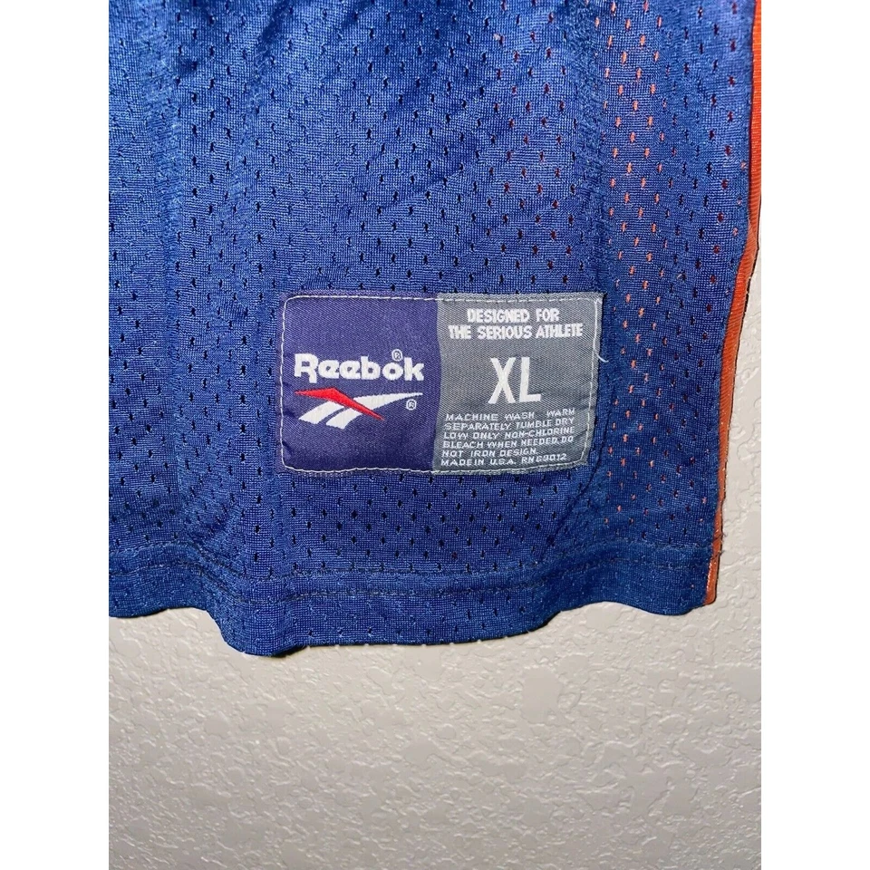 Camiseta de fútbol americano Reebok vintage de los Denver Broncos NFL John Elway #7 QB 90s de colección XL Foto 4 de 4