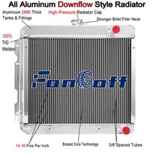 4row Radiator For 1968 1969 1970 1971-1973 Dodge Dart Plymouth Duster L6 Cc527