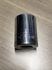 SK Tools 22mm 1/2" Drive 12 Point Metric Standard Chrome Socket SK40322 40322