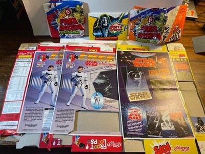 1995-6 Star Wars Promo Kelloggs Lays Doritos Han Solo Spirit Of Obi-Wan boxes