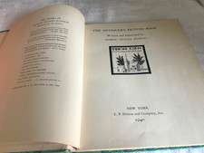 The Antiquers Picture Book Marion Rawson 1940 1st Edition