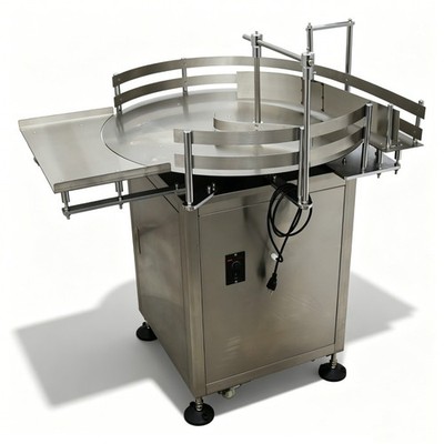 31.5'' Automatic Bottle Accumulation Table Stainless Assembly Line Bottle Sorter