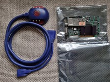3DFX Voodoo3 3500 TV AGP 16mb, graphics card, retro, gpu + 2 free 3Dfx keychains